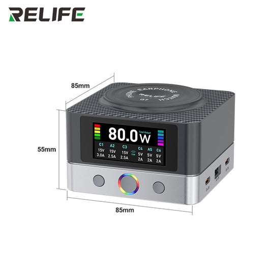[RELIFE Q7]  6-Port Smart Charger - Polar Tech Australia