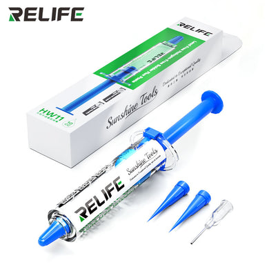 [HW11] RELIFE Lead-Free & Halogen-Free Soldering Flux – No-Clean Paste in Syringe Design