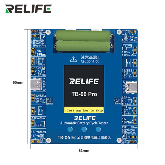 [TB-06 Pro] RELIFE Dual-Channel Automatic Battery Cycle Tester - Polar Tech Australia