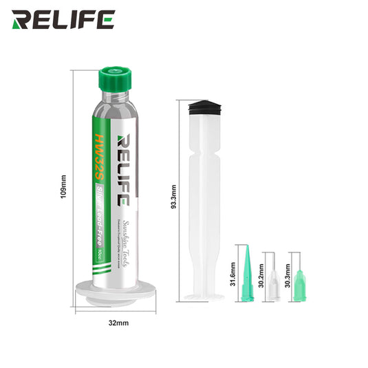 [RELIFE HW32S] Eco-Friendly Lead-Free Solder Paste