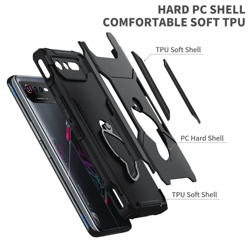 Load image into Gallery viewer, [Built-in Stand] ASUS Rog Phone 7 &amp;  7 Ultimate - 360° Rotating Kickstand Heavy Duty Series Military Grade Case - Polar Tech Australia
