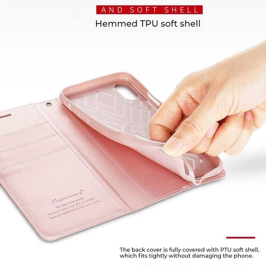 [With Card Slot] ASUS Zenfone 11 Ultra - Hanman Premium Quality Leather Flip Wallet Series Soft Case With lanyard - Polar Tech Australia