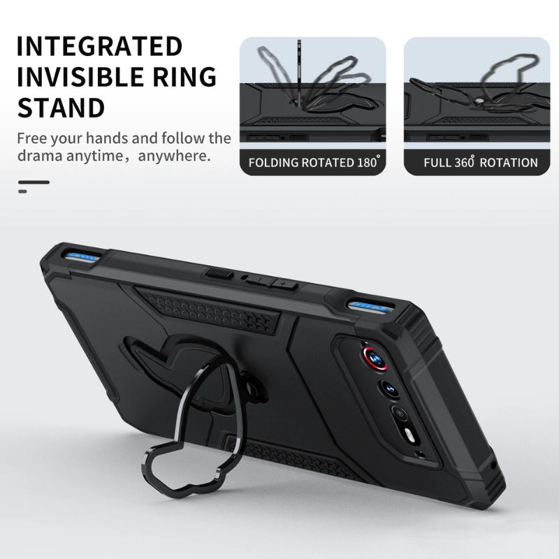 Load image into Gallery viewer, [Built-in Stand] ASUS Rog Phone 7 &amp;  7 Ultimate - 360° Rotating Kickstand Heavy Duty Series Military Grade Case - Polar Tech Australia
