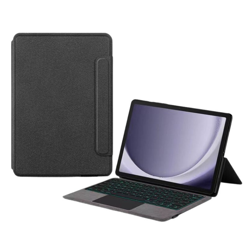 Cargue la imagen en el visor de la galería, [With Backlit] Samsung Galaxy Tab A9 2023 8.7&quot; (SM-X110/X115) - PU Leather Flip Cover Smart Bluetooth Touch Keyboard Case - Polar Tech Australia
