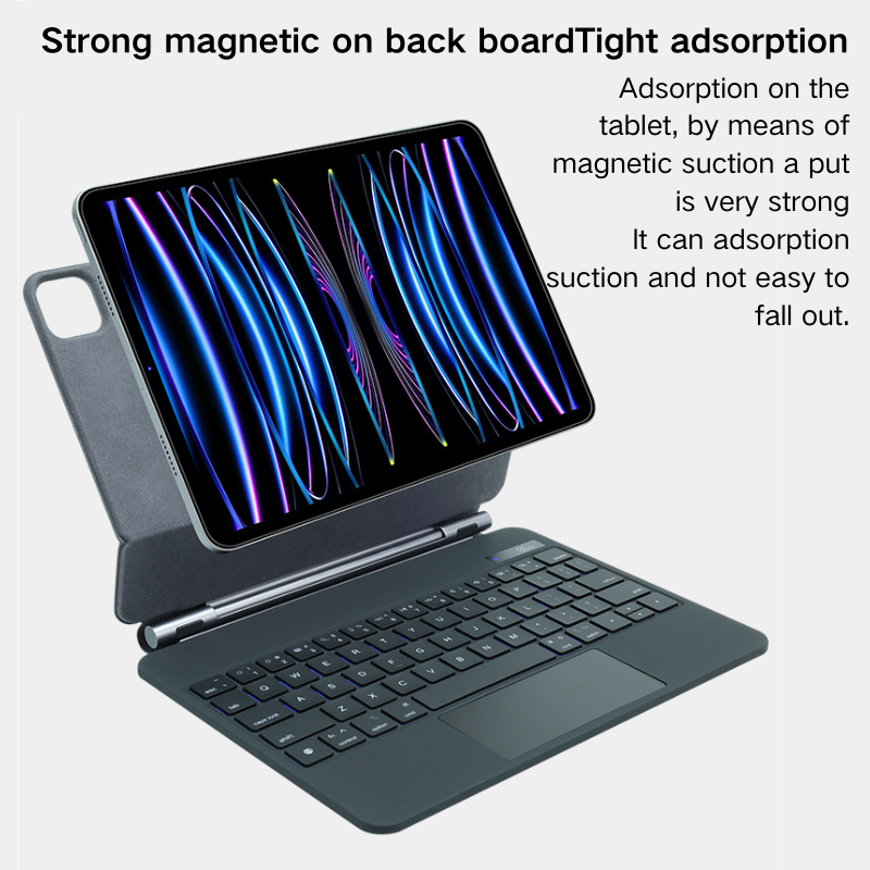 Load image into Gallery viewer, [Magic Keybord] Apple iPad Air 4/5 &amp; Pro 11“ &amp; Air 11” M2/M3 (2024/2025) - Precision Multi-Touch Trackpad Magnetic Smart Wireless Keyboard Case With Backlit Keys - i-Station Mobile Phone &amp; Electronic Device Repair and Accessories
