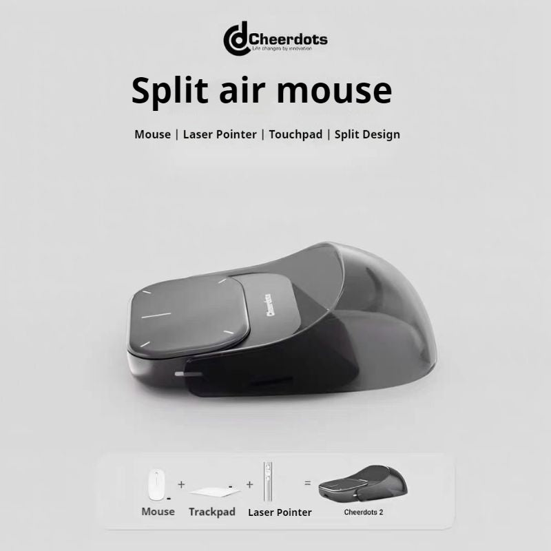 Load image into Gallery viewer, [Detachable] Cheerdots 2 Bluetooth Detachable Air Mouse Touchpad Mouse With Voice Recording - Polar Tech Australia

