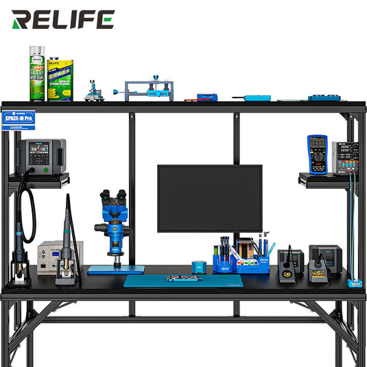 [MS3] RELIFE 360° Rotating Monitor Arm - Flexible, Space-Saving Mount for 14"–27" Monitors