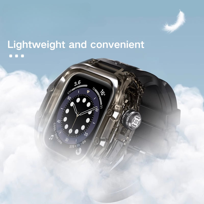 Chargez l&#39;image dans la visionneuse de la galerie, [IP68 Waterproof] Apple Watch Series 10 42mm 46mmm - All-in-One Diving &amp; Rainproof Waterproof Watch Band With Shell &amp; Film
