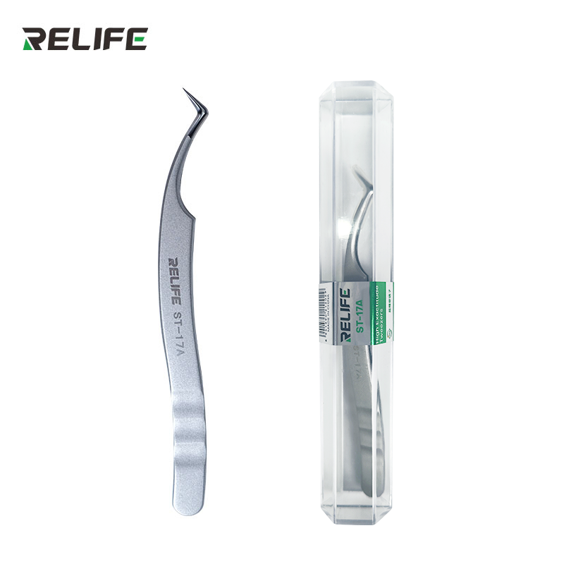 Chargez l&#39;image dans la visionneuse de la galerie, [ST-17A] RELIFE Ultra-Precision Positioning Tweezers for Chip Tinning
