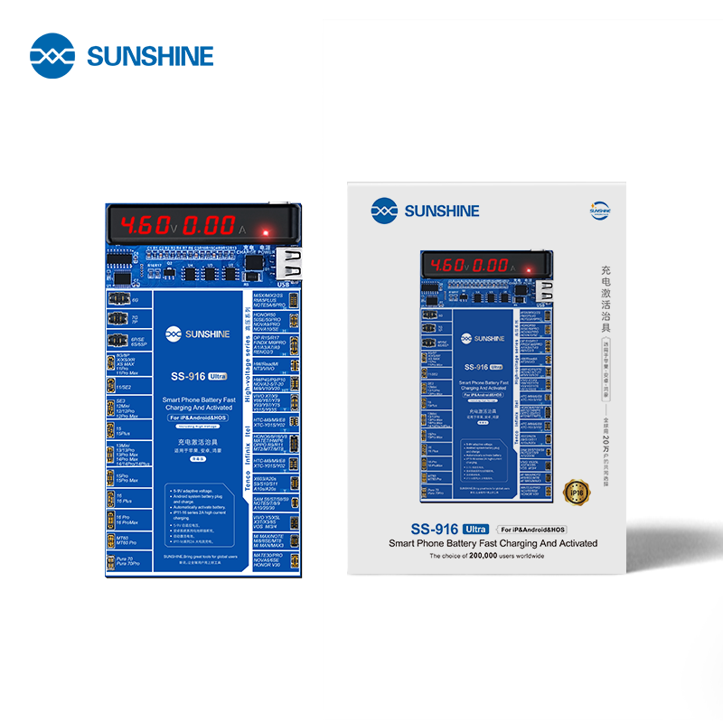 Load image into Gallery viewer, [SS-916 Ultra] SUNSHINE Charging Activation Board for iPhone &amp; Android Battery - Polar Tech Australia
