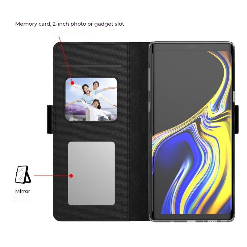 Cargue la imagen en el visor de la galería, [With Card Slot] Asus Zenfone 7 &amp; Pro - Premium PU Leather Magnetic Flip Clasp Wallet Series Case - Polar Tech Australia
