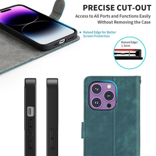 [With Card Slot] Motorola Moto G84 5G - Multi Functional Buckle Flap Wallet Series Case With Lanyard - Polar Tech Australia