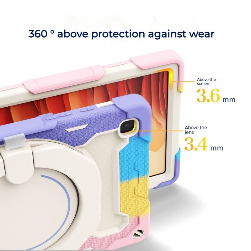 Chargez l&#39;image dans la visionneuse de la galerie, Samsung Galaxy Tab A9 2023 8.7&quot; (SM-X110 / X115) - 360 Degree  Fully Wrapped Silicone Shockproof Case With Holder - Polar Tech Australia
