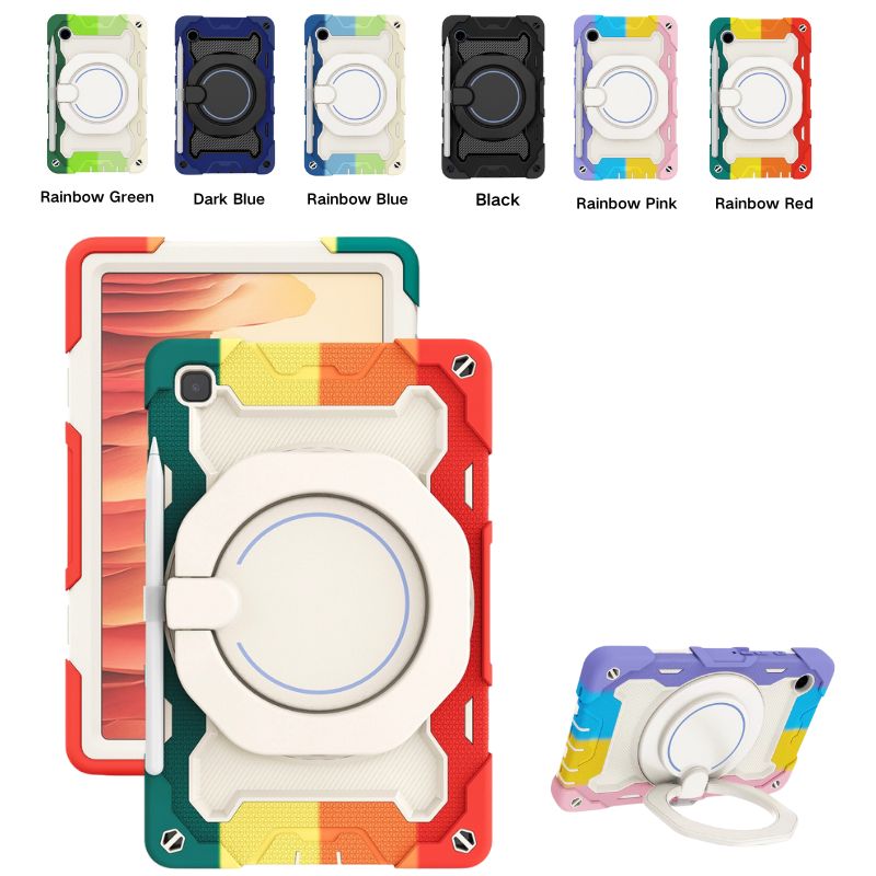 Chargez l&#39;image dans la visionneuse de la galerie, Samsung Galaxy Tab A9 2023 8.7&quot; (SM-X110 / X115) - 360 Degree  Fully Wrapped Silicone Shockproof Case With Holder - Polar Tech Australia
