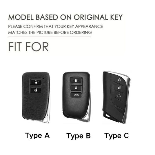 Lexus Leather Car Key Fob Case Cover For ES200, ES300H, RX300, RX350H, NX260, LX570, RX270