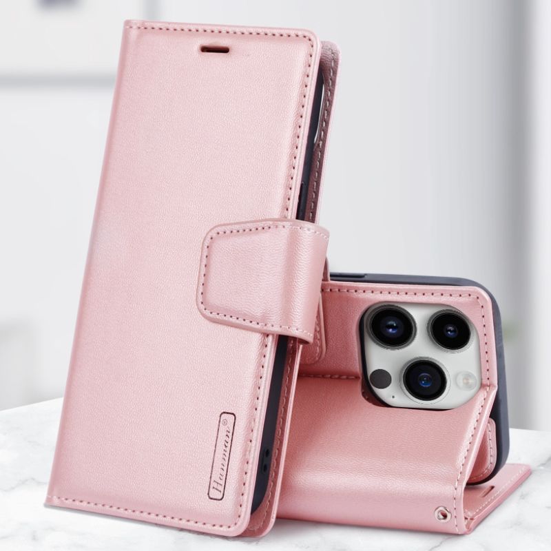 Cargue la imagen en el visor de la galería, [2 in 1 Detachable][MagSafe Compatible] Apple iPhone 17/Air/Pro/Max Hanman Flip Wallet Leather Case - i-Station Mobile Phone &amp; Electronic Device Repair and Accessories
