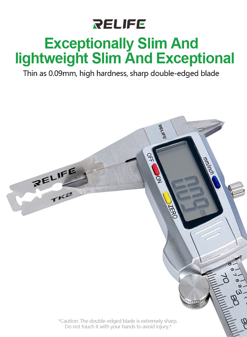 Load image into Gallery viewer, RELIFE TK2 Stainless Steel Double-Sided Blade/200 pieces
