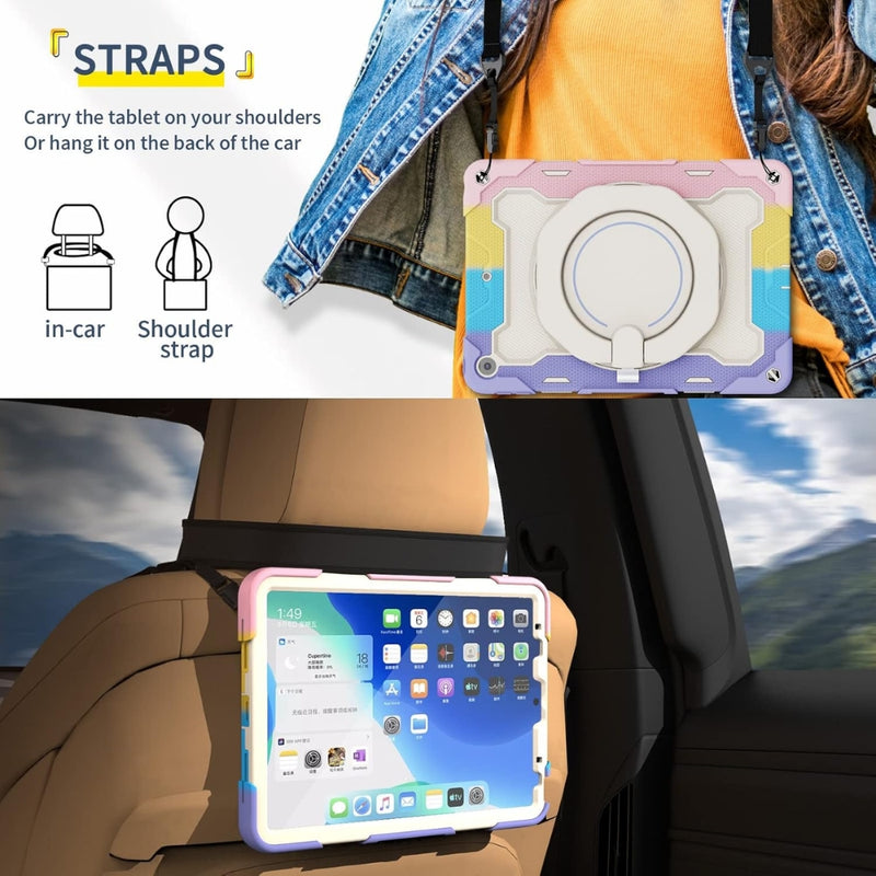 Chargez l&#39;image dans la visionneuse de la galerie, Lenovo Tab M11/K11 11.0&quot; inch 2024 - Silicone + PC Heavy Duty Series Case With 360° Rotating Stand - Polar Tech Australia
