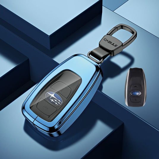 Subaru Alloy + TPU Film Protection Car Key Fob Case Cover For Outback, Forester, Impreza, WRX, XV, Crosstrek, Legacy - Polar Tech Australia