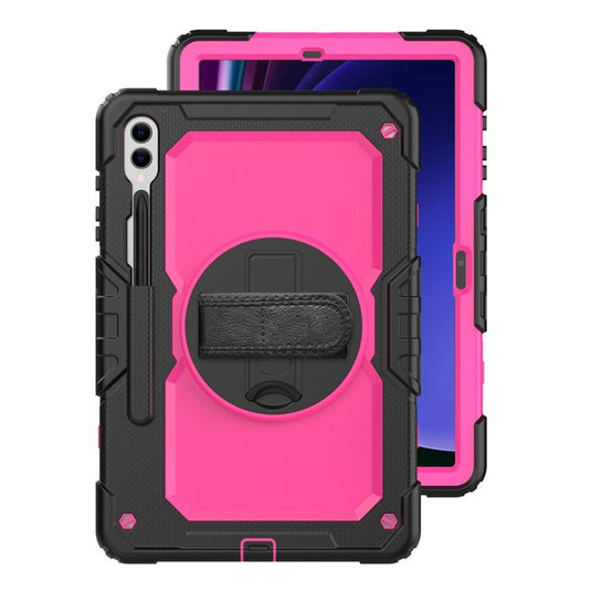 [Built-in Stand] Samsung Galaxy Tab S9/S9 FE/S10 FE 11” - 360 Degree Stand PC + Silicone Shockproof Case With Strap - Polar Tech Australia