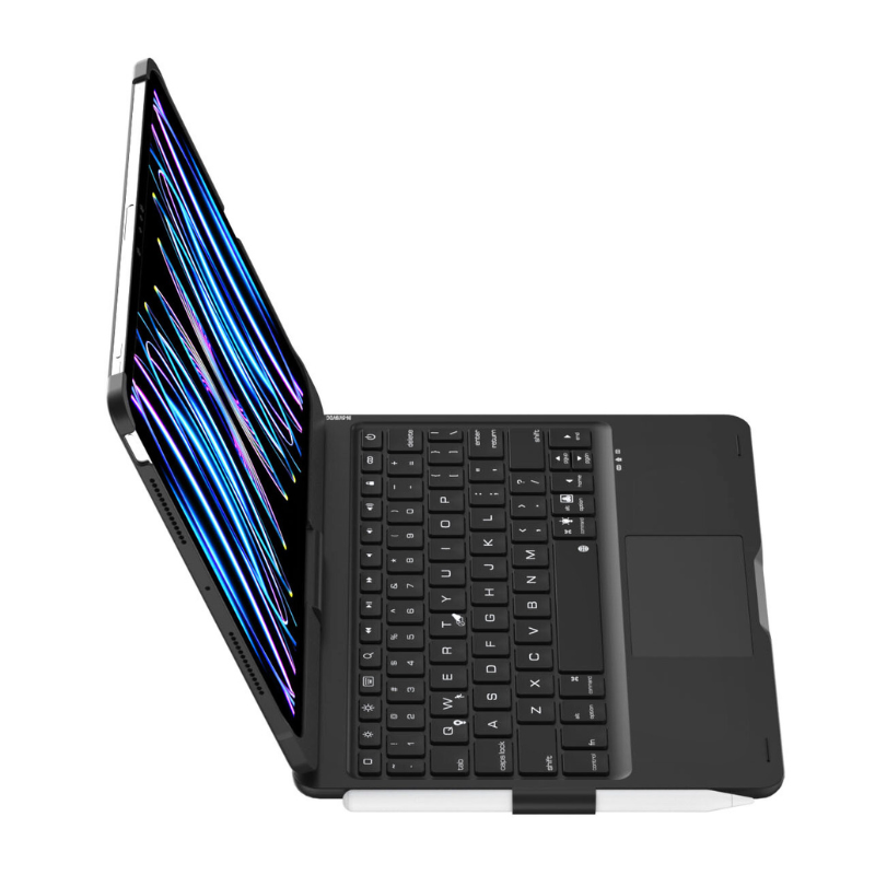 Load image into Gallery viewer, 360 Degree Rotating Wireless Touchpad Keyboard Cover Case for iPad 7/8/9 10.2&#39;&#39; 7/8/9th Gen 2019/2020/2021 - KIBO
