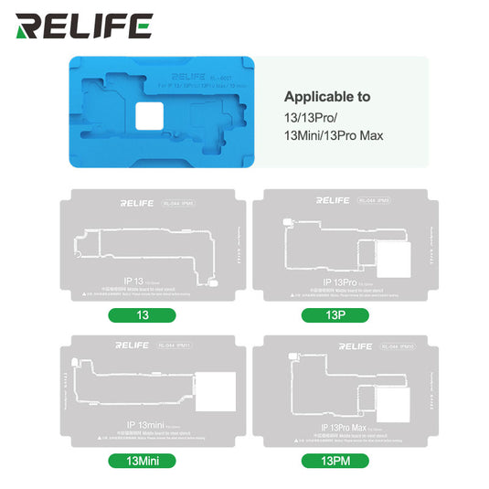 [RL-601T] RELIFE iPhone 16 Series Mid-Tier Motherboard Repair Fixture Set