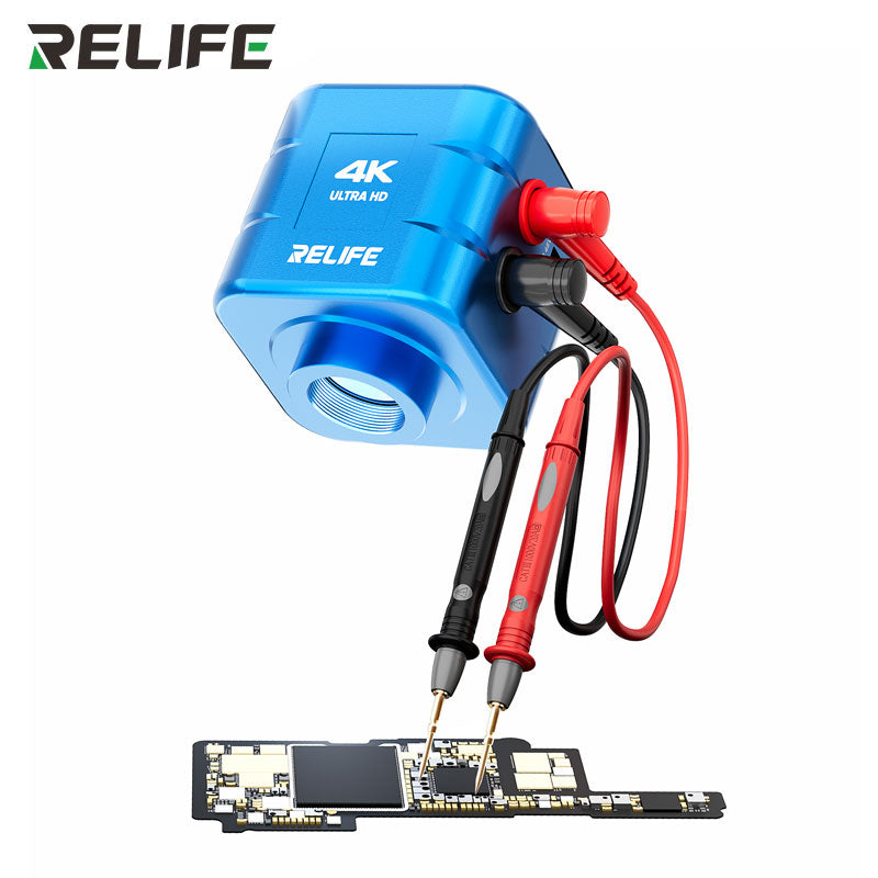 Chargez l&#39;image dans la visionneuse de la galerie, [MC2] RELIFE Multi-Function 4K Digital Microscope Camera with Built-In Multimeter
