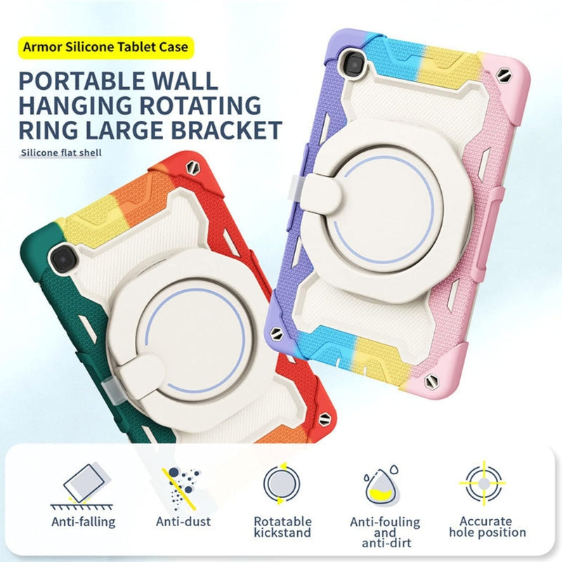 Chargez l&#39;image dans la visionneuse de la galerie, Lenovo Tab M11/K11 11.0&quot; inch 2024 - Silicone + PC Heavy Duty Series Case With 360° Rotating Stand - Polar Tech Australia
