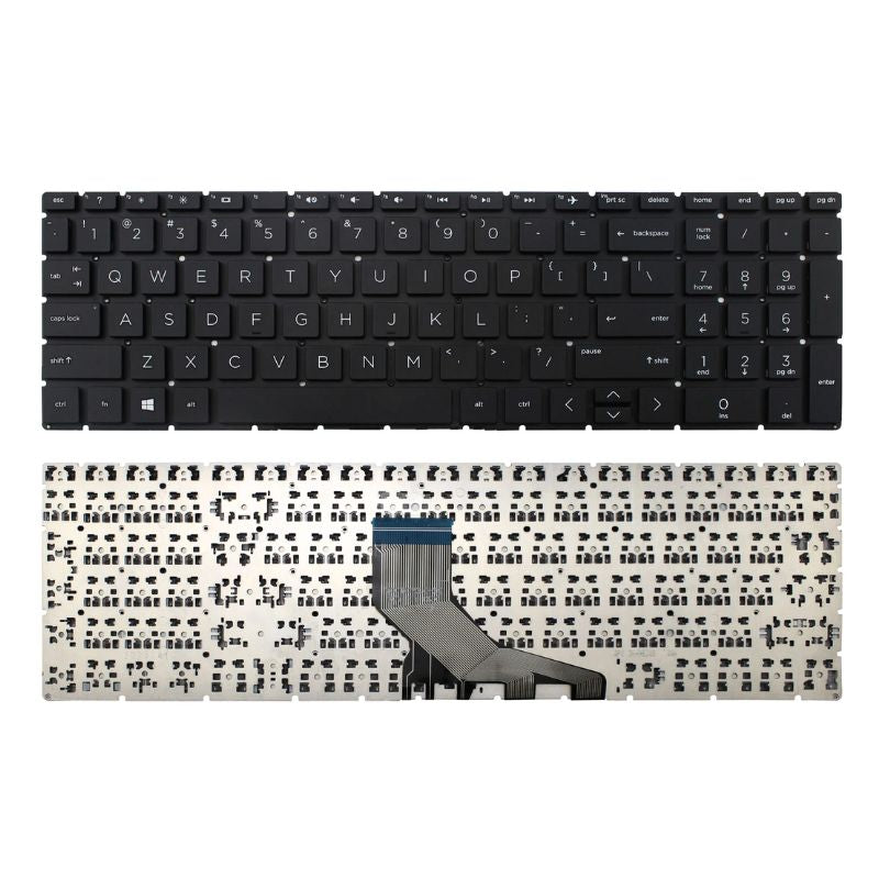 Chargez l&#39;image dans la visionneuse de la galerie, HP 15-DR 15-DK TPN-W142 TPN-Q229 TPN-C134 TPN-Q210 17-BY 15S-DY 15S-DU 15S-GR Series - Laptop Keyboard With Back Light US Layout - Polar Tech Australia
