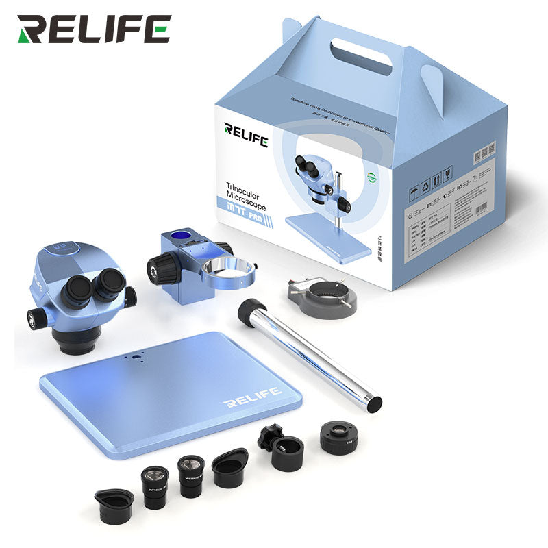 Load image into Gallery viewer, [RL-M7T Pro-B11] RELIFE Trinocular HD Microscope - Polar Tech Australia
