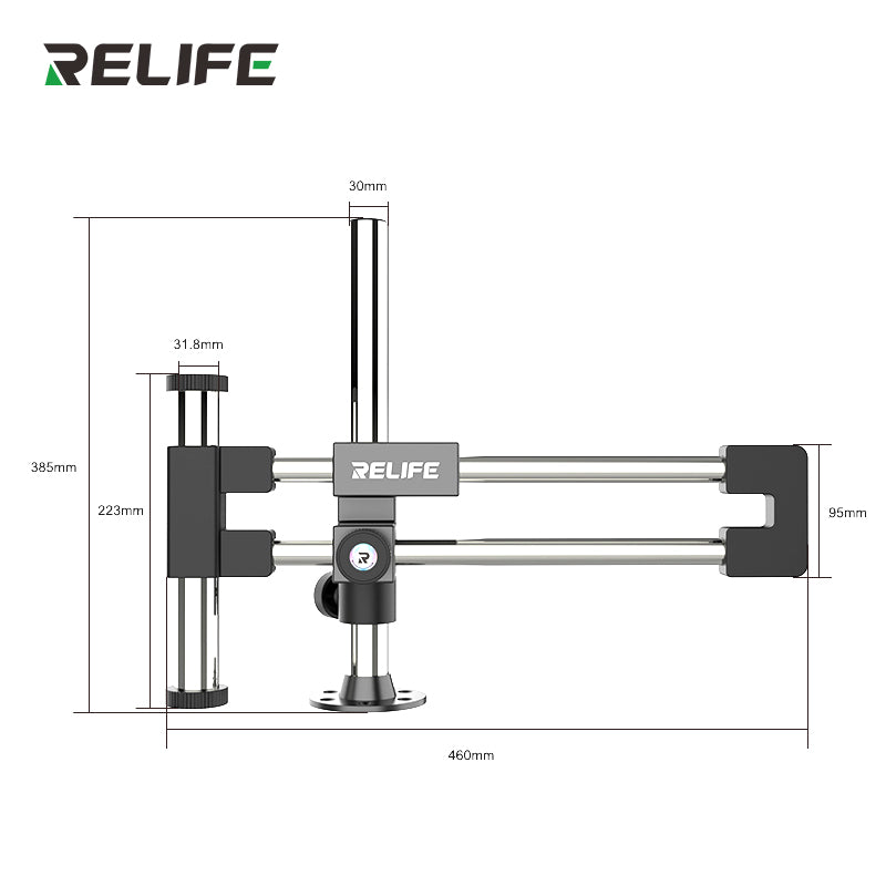 Cargue la imagen en el visor de la galería, [MS2 Pro] RELIFE Dual-Bearing Dual-Rod Microscope Stand
