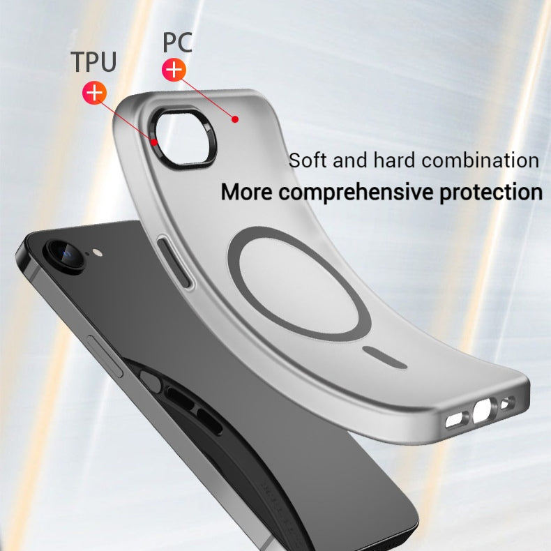 Load image into Gallery viewer, [Magsafe Compatible] Apple iPhone 16e Semi-Transparent Full-Protection Matte Shockproof Essentials Series Case - Polar Tech Australia
