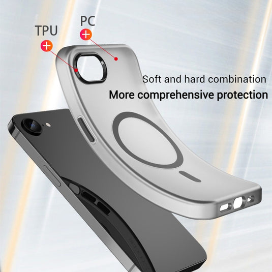 [Magsafe Compatible] Apple iPhone 16e Semi-Transparent Full-Protection Matte Shockproof Essentials Series Case - Polar Tech Australia