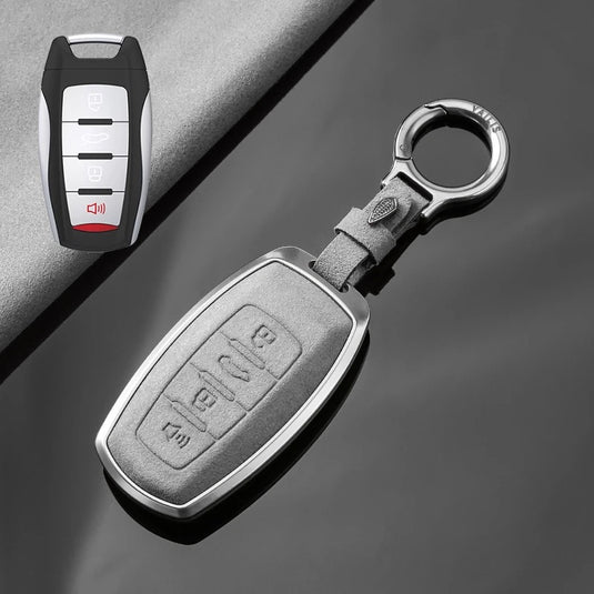 Great Wall High-Quality Suede Car Key Fob Case Cover For Haval Raptor, Dargo 2nd Gen, Xiaolong Max, Shenshou, H6