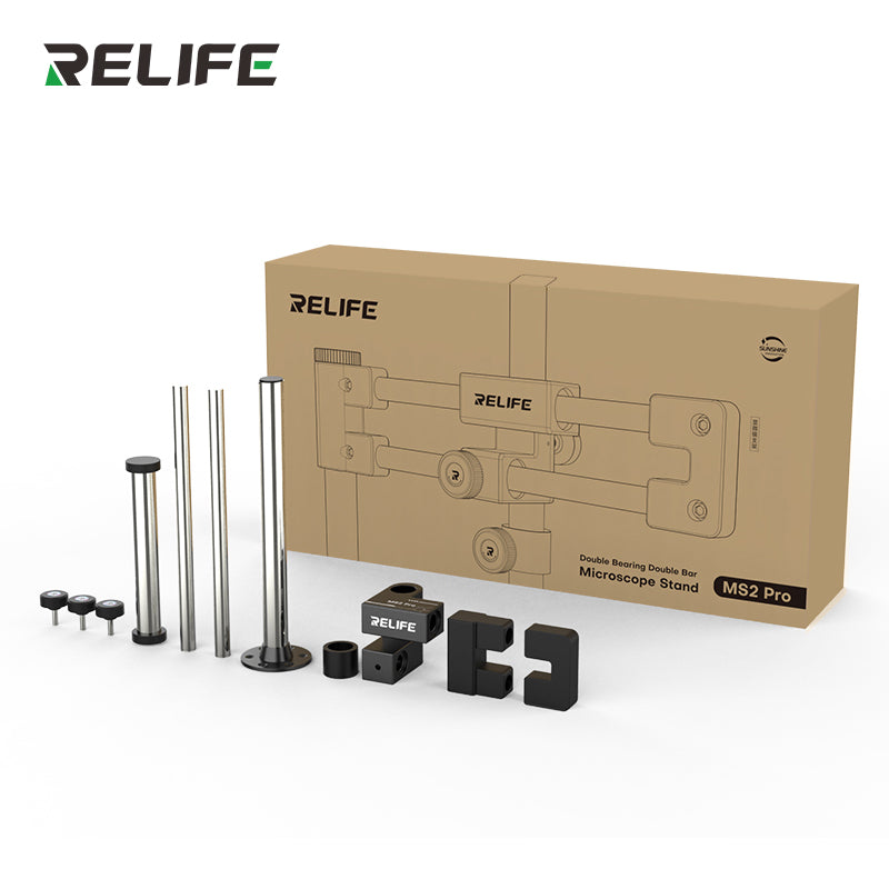 Cargue la imagen en el visor de la galería, [MS2 Pro] RELIFE Dual-Bearing Dual-Rod Microscope Stand
