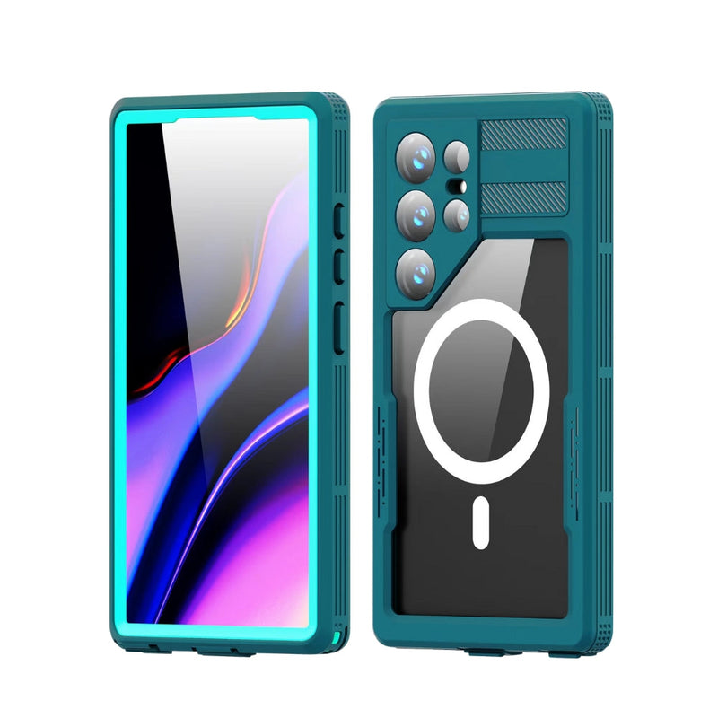 Chargez l&#39;image dans la visionneuse de la galerie, [Magsafe Compatible] [Mars Series] Samsung Galaxy S24 Ultra (SM-S928) - Shellbox Full Covered Waterproof Heavy Duty Tough Armor Case - Polar Tech Australia
