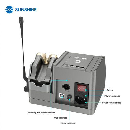 [H3-210] SUNSHINE H3 – 3-in-1 Smart Soldering Station (210 Series)