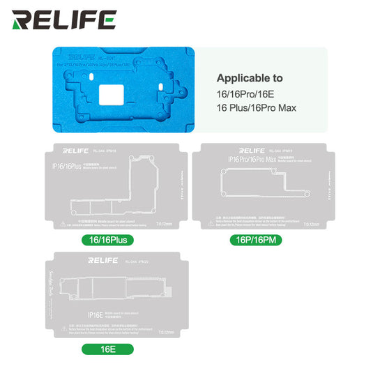 [RL-601T] RELIFE iPhone 16 Series Mid-Tier Motherboard Repair Fixture Set