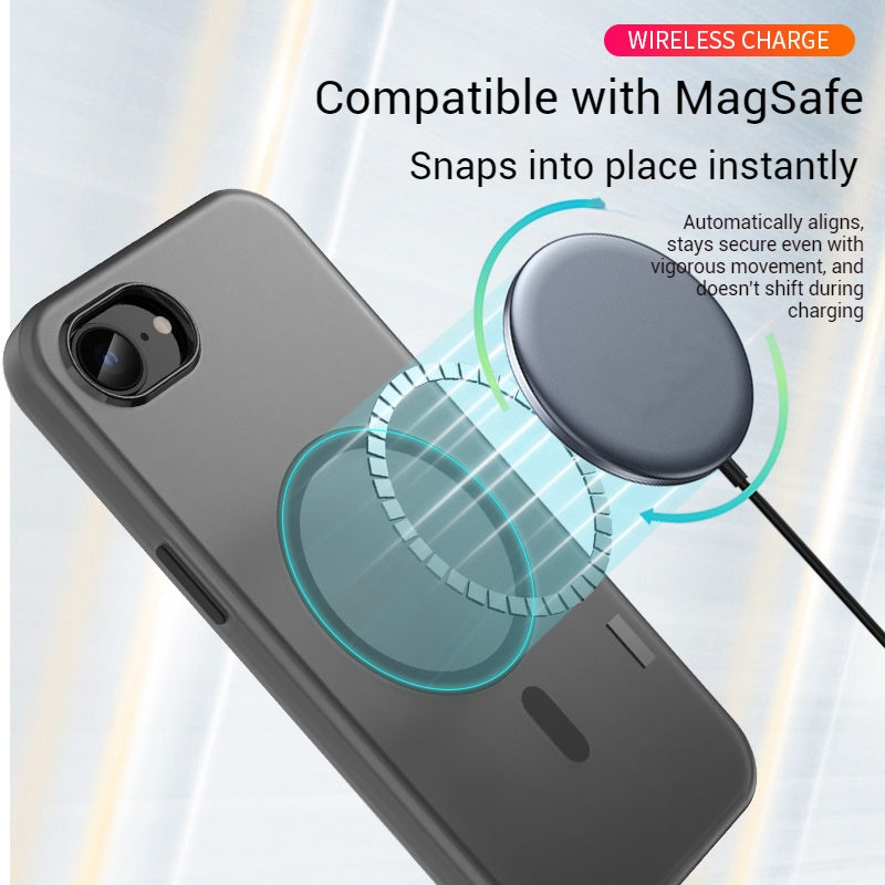 Load image into Gallery viewer, [Magsafe Compatible] Apple iPhone 16e Semi-Transparent Full-Protection Matte Shockproof Essentials Series Case - Polar Tech Australia
