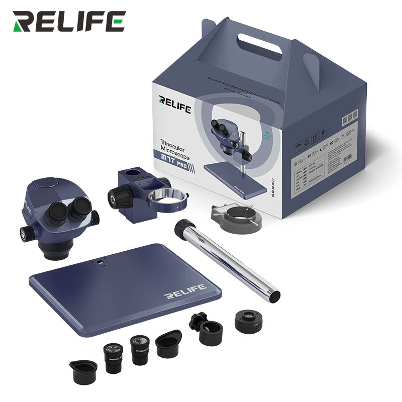 Load image into Gallery viewer, [RL-M7T Pro-B11] RELIFE Trinocular HD Microscope - Polar Tech Australia
