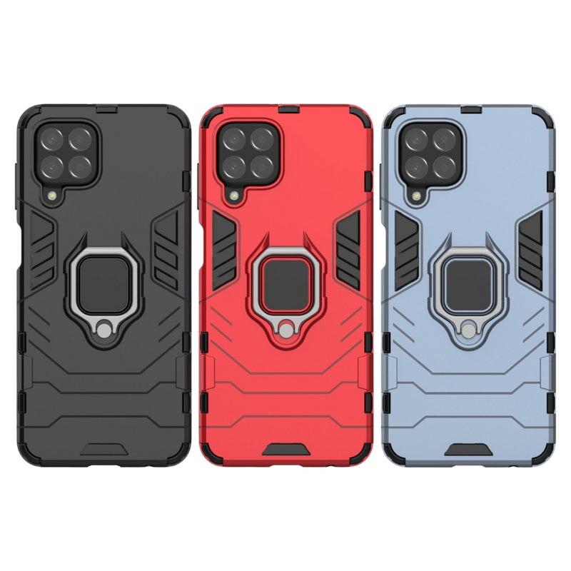 Cargue la imagen en el visor de la galería, Samsung Galaxy A42 5G (SM-A426) - Heavy Duty Armor Case With Ring Holder Stand
