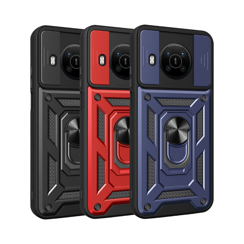 Chargez l&#39;image dans la visionneuse de la galerie, Nokia C21 - Heavy Duty Ring Holder Case with Shockproof &amp; Camera Guard Design
