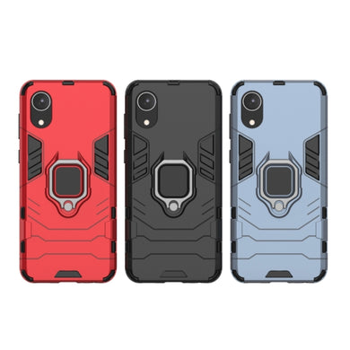 Samsung Galaxy A03 Core (SM-A032) - Heavy Duty Armor Case With Ring Holder Stand