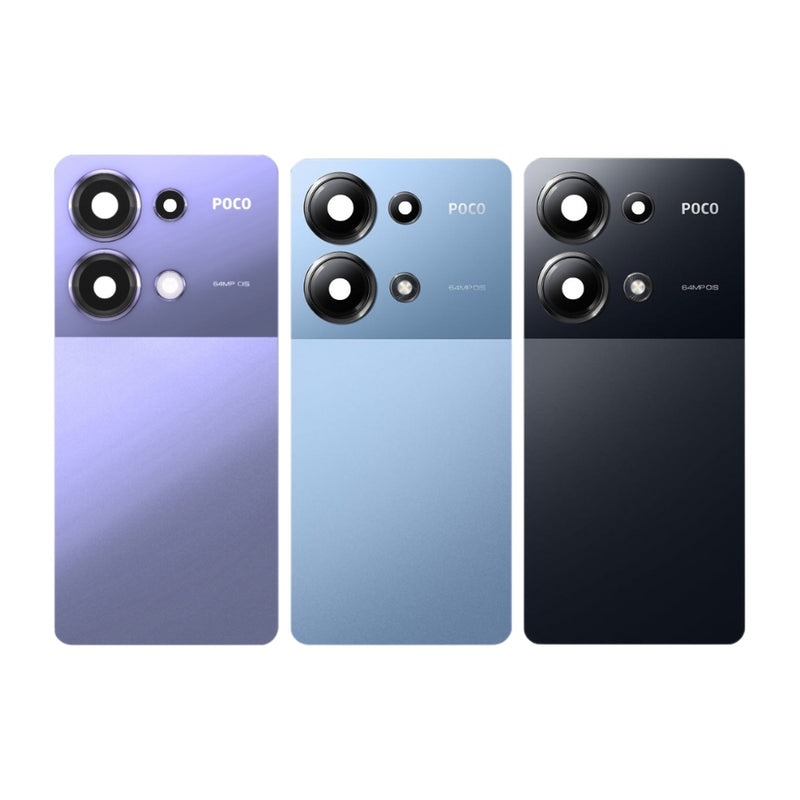 Cargue la imagen en el visor de la galería, [With Camera Lens] Xiaomi Poco M6 Pro 4G - Back Rear Battery Panel Cover
