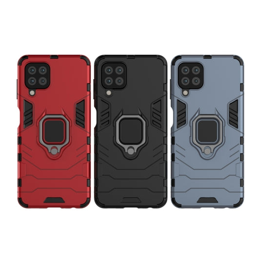 Samsung Galaxy A22 5G (SM-A226) - Heavy Duty Armor Case With Ring Holder Stand