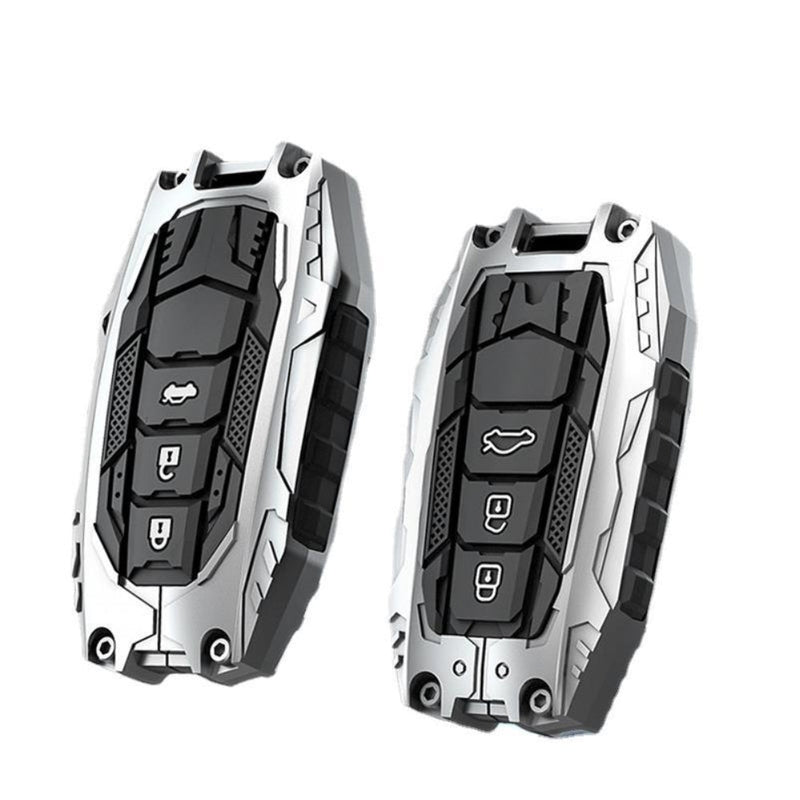 Load image into Gallery viewer, Toyota Heavy-Duty Mecha Car Key Fob Case Cover For Venza, RAV4 Prime, Land Cruiser, Fortuner, Grand Highlander, Corolla Cross, Hilux - Polar Tech Australia
