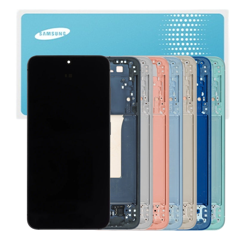 Cargue la imagen en el visor de la galería, [Samsung Service Pack] Samsung Galaxy S25 Plus 5G (SM-S936B) OLED LCD Touch Digitizer Screen Assembly With Frame
