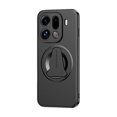 OPPO Find X9 Pro - MagSafe-Compatible Skin-Feel Matte PC+TPU Phone Case with Hidden Kickstand