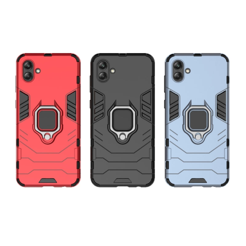Chargez l&#39;image dans la visionneuse de la galerie, Samsung Galaxy A04s (SM-A047) - Heavy Duty Armor Case With Ring Holder Stand
