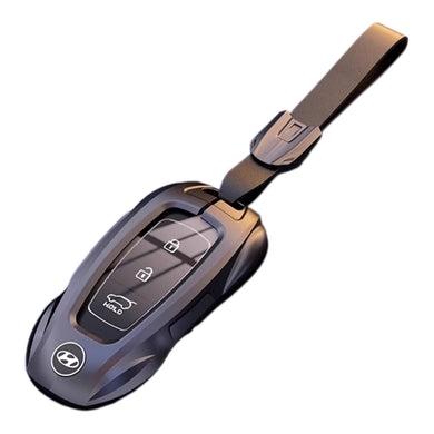 Hyundai Stylish Metal Car Key Fob Protective Case Cover For Tucson, Sport, Elantra, Santa Fe, ix35, ix25